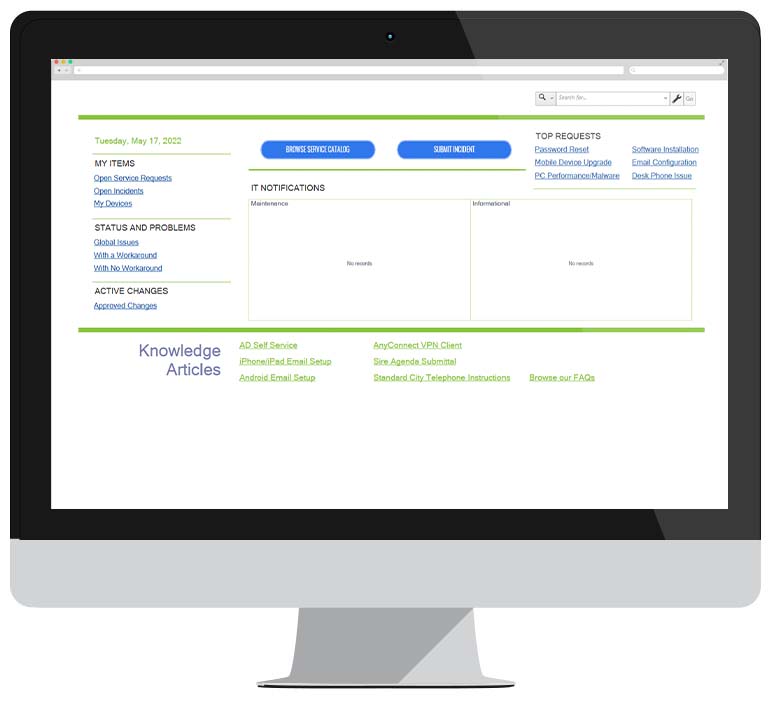 ticketing portal before